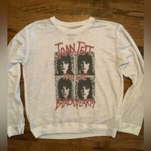 Joan Jett And the Blackhearts Long Sleeved Top